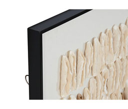 32.7308.1071: Πίνακας καμβάς - papier mache, 3D ανάγλυφος με κορνιζά