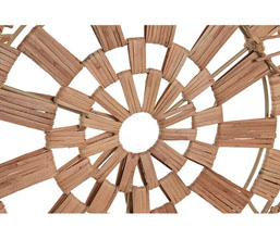 32.7308.1106: διακοσμητικό τοίχου rattan - μέταλλο