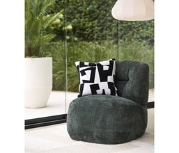 36.7277.0003: διακοσμητικό μαξιλάρι chenille, (φερμουάρ)