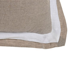 36.7308.0399: Διακοσμητικό μαξιλάρι λινό natural (φερμουάρ)