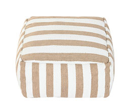 36.7308.0419: Πουφ jute - βαμβάκι