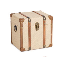 50.7009.0491 - Μπαούλο ξύλο - συνθετικό δέρμα

