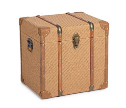 50.7009.0492 - Μπαούλο ξύλο - συνθετικό δέρμα

