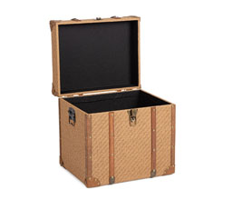 50.7009.0492: Μπαούλο ξύλο - συνθετικό δέρμα