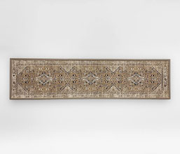 51.0000.0577 - κεφαλάρι διπλό  κρεμαστό με επένδυση κιλίμι και  περιμετρικό ξύλινο πηχάκι 
